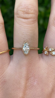 Ava Ring 0.50ct Lab Marquise Diamond