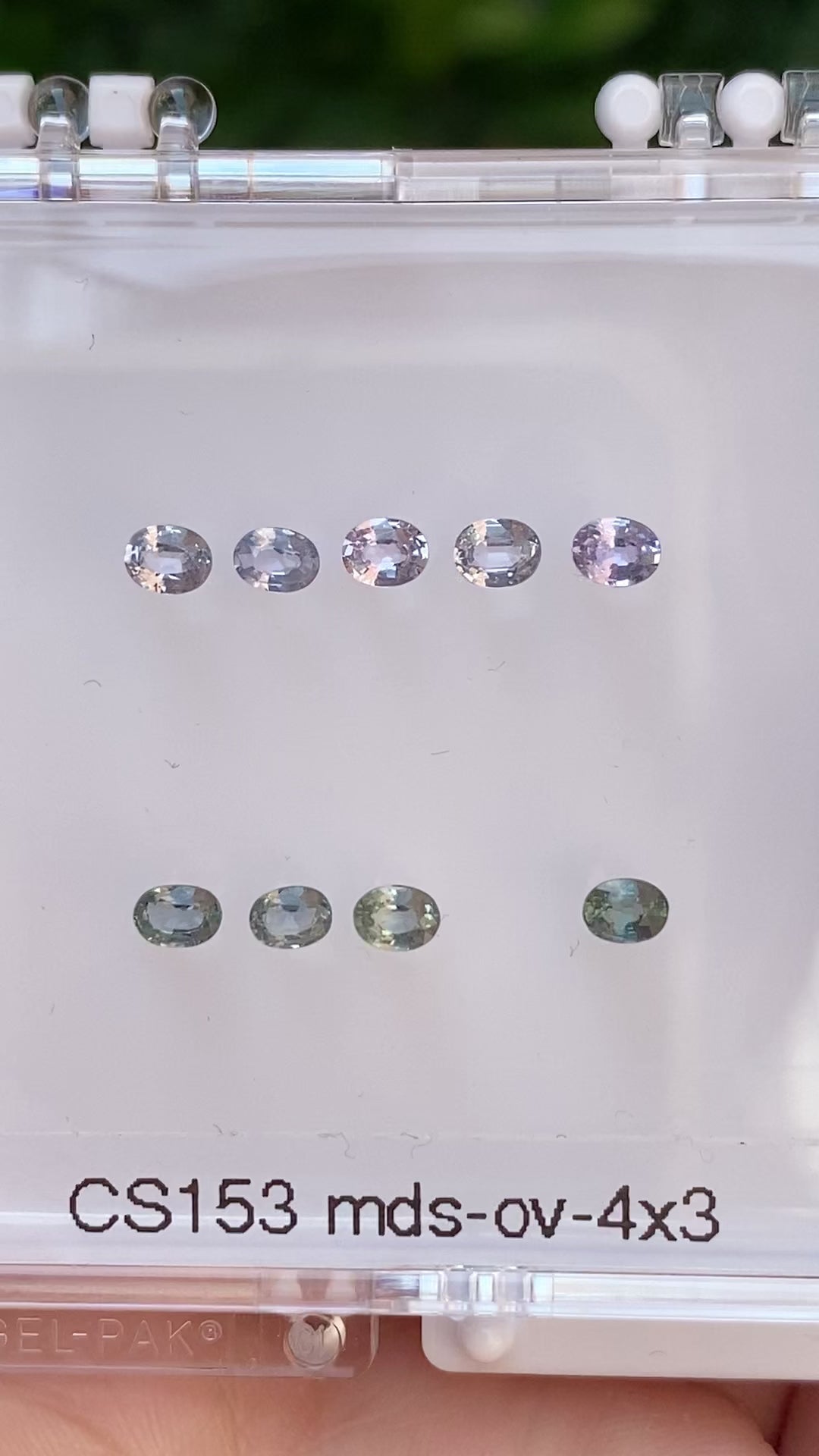 0.20ct Calibrated Oval Madagascar Sapphires (4.0mm) CS153