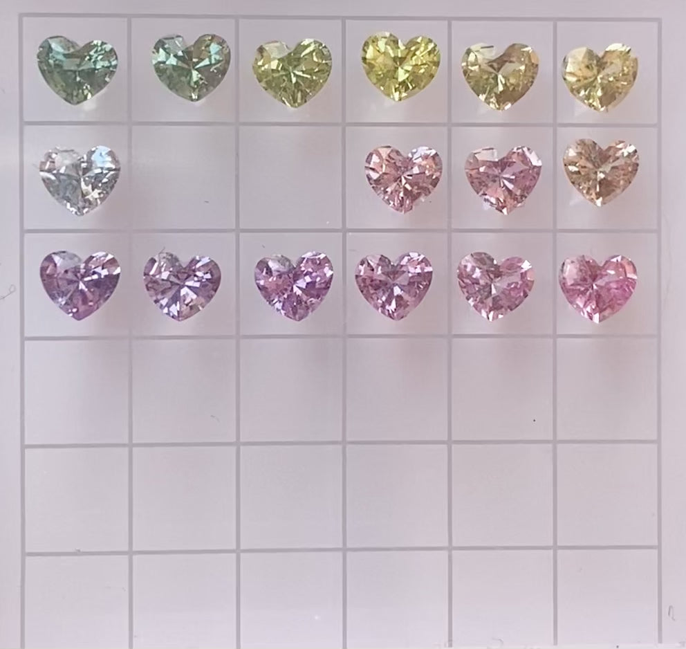 0.35ct Calibrated Heart Madagascar Sapphire (4.5mm) CS313