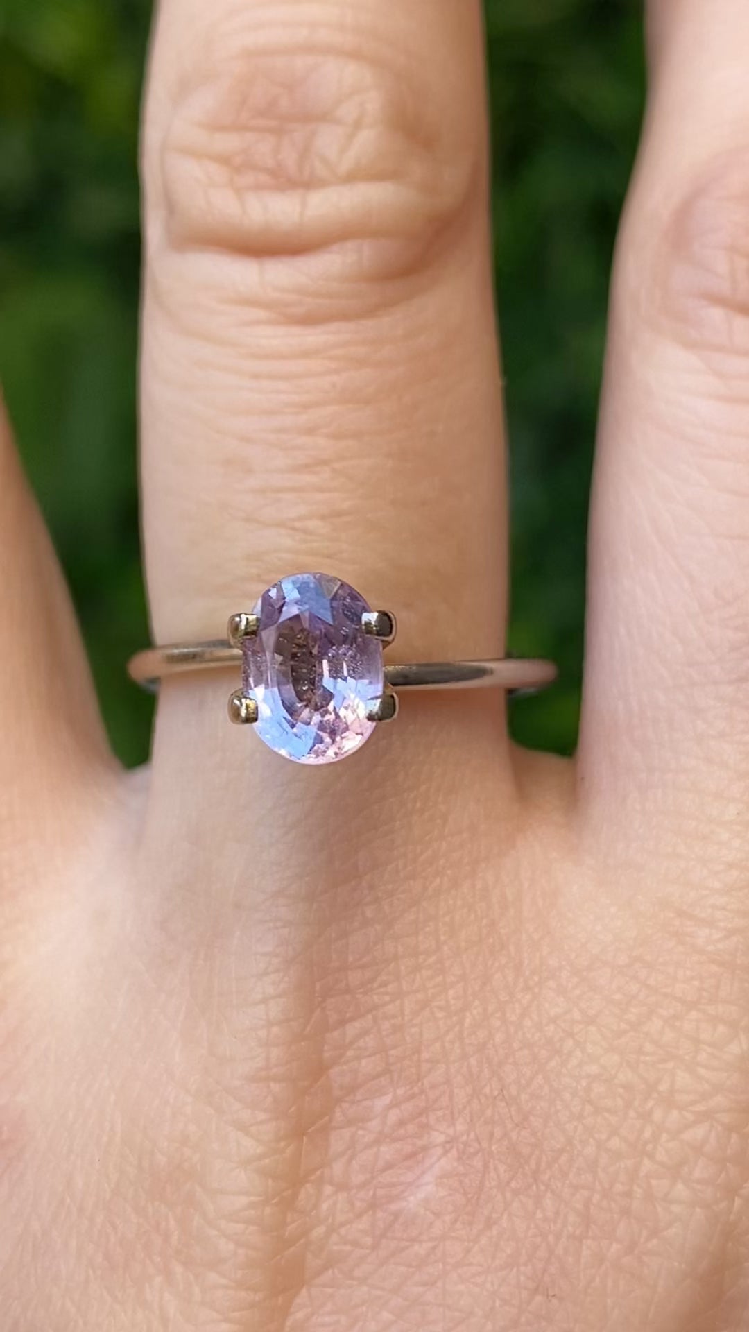 1.83ct Oval Cut Lavender Purple Madagascar Sapphire SO631