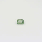 1.36ct Emerald Cut Light Blue Green Madagascar Sapphire SF523