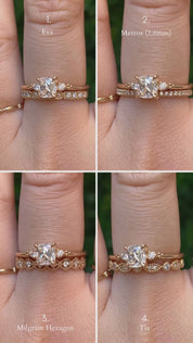 Estel Ring, 0.84st Cushion Diamond | GIA Certified