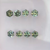 0.60ct Calibrated Hexagon Montana Sapphire (6.0mm) CS344