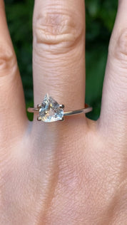 1.36ct Pear Cut Mint Green Madagascar Sapphire SF385