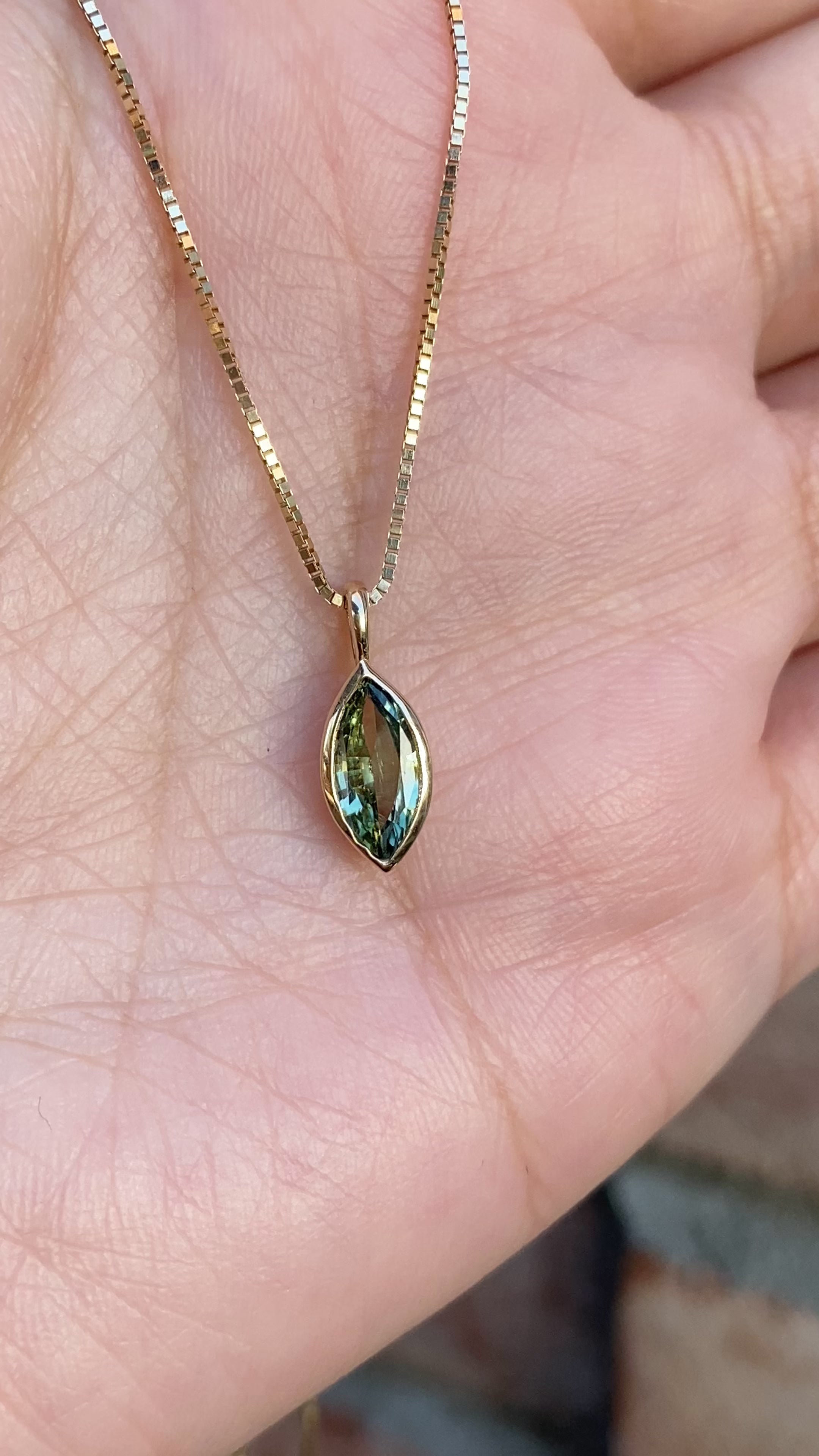 Patia Marquise Sapphire Charm