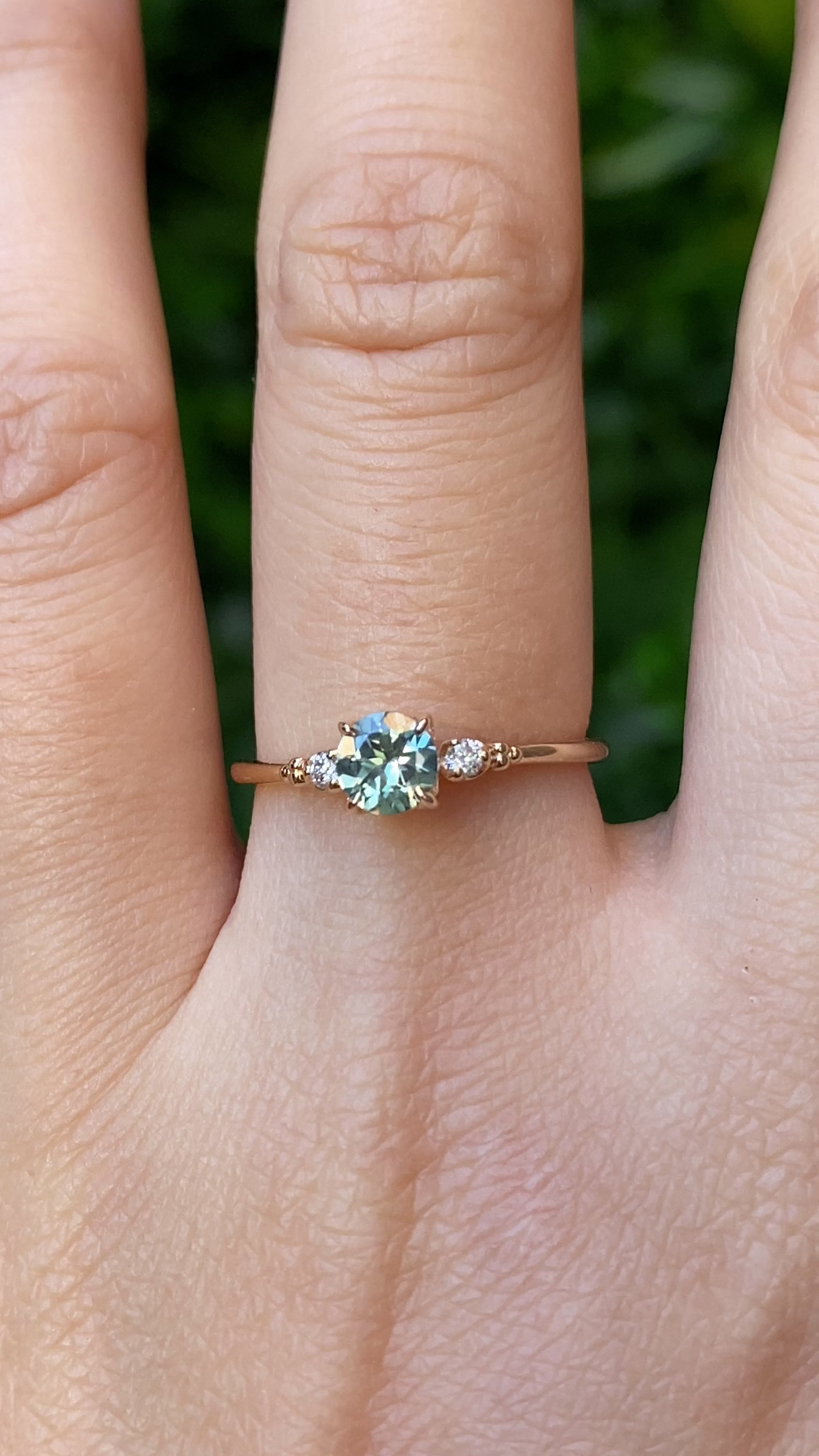 Estel Ring, 0.70ct Montana Sapphire