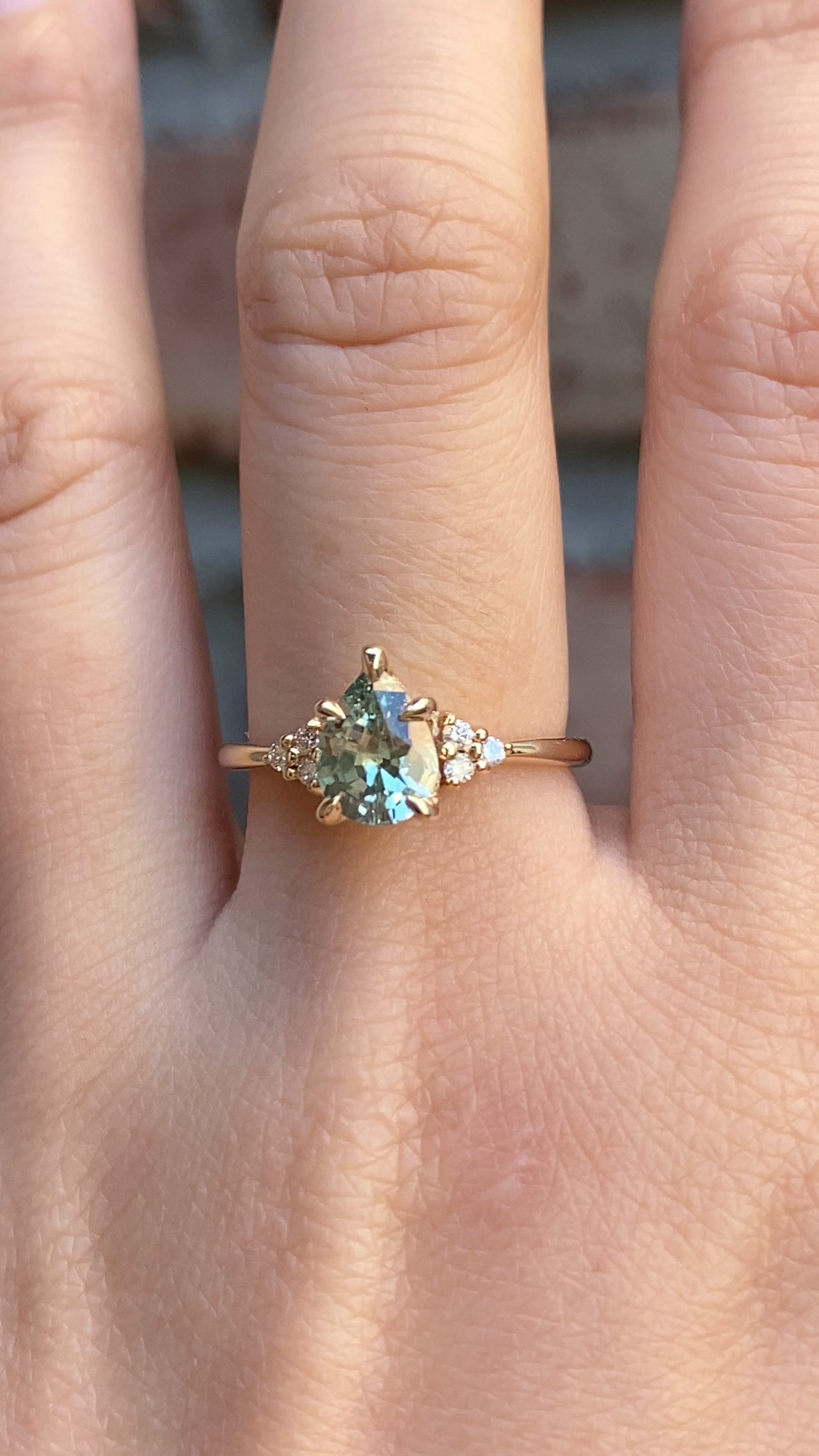 Teresa Ring 1.27ct Montana Sapphire