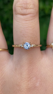 Estel Ring, 0.40-0.50ct Ceylon Sapphire
