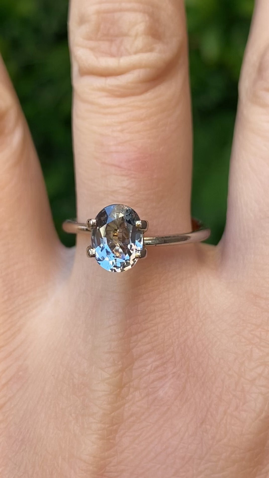 2.00ct Oval Cut Light Blue Madagascar Sapphire SO622