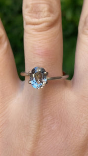 2.00ct Oval Cut Light Blue Madagascar Sapphire SO622