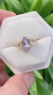 Madison Ring, 1.31ct Lavender Spinel