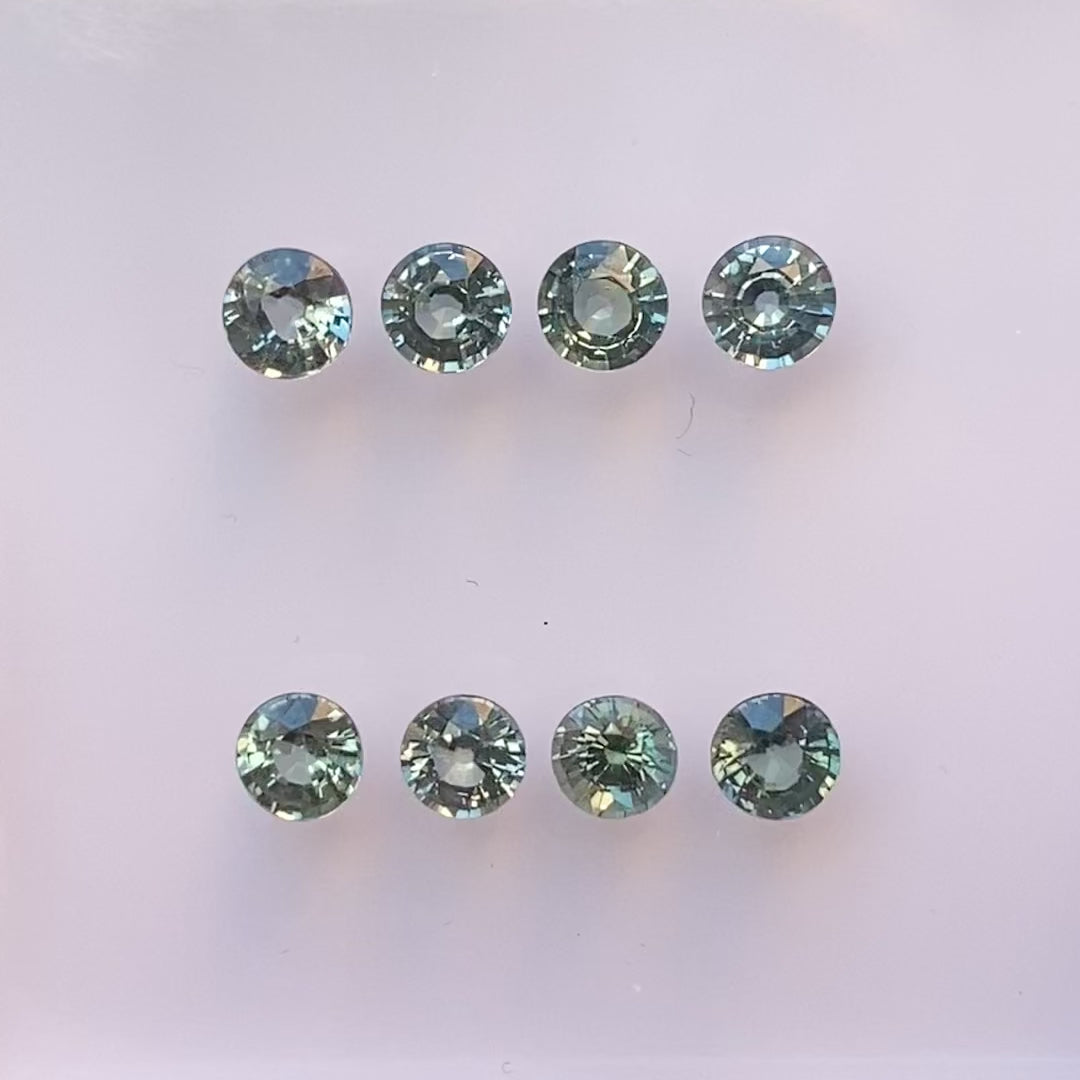 0.50-0.60ct Calibrated Round Unheated Sapphire (4.7mm) CS013
