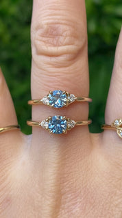 Emilie Ring, 0.50ct Montana Sapphire