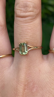 Kylie Ring, 1.13ct Montana Sapphire