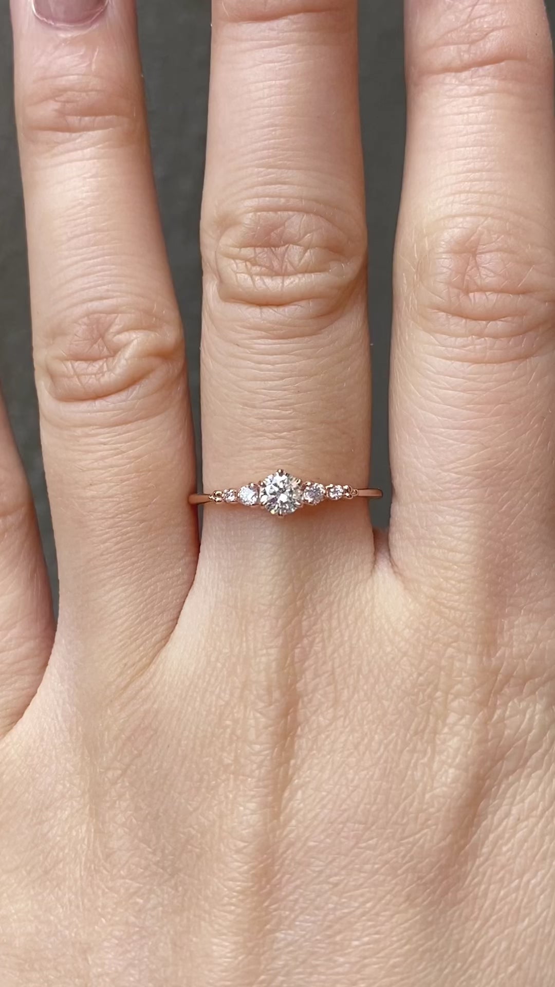 Estel Fleur Ring, 0.25ct Diamond
