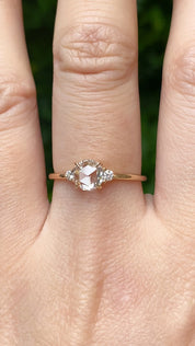 Emilie Ring, 0.50ct Round Rose Cut Diamond