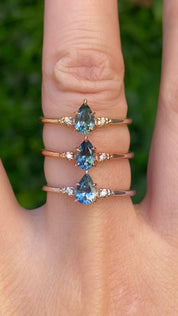 Estel Ring, 0.50ct Montana Sapphire