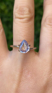 1.89ct Pear Cut Lavender Blue Madagascar Sapphire SF532