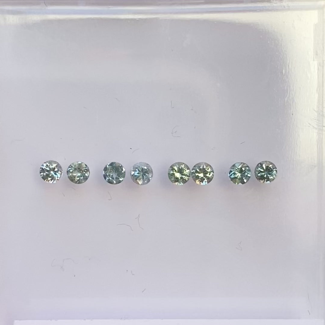Dahlia Stud Earrings - Montana Sapphire