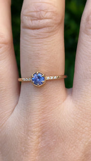Grace Ring, 0.45ct Ceylon Sapphire