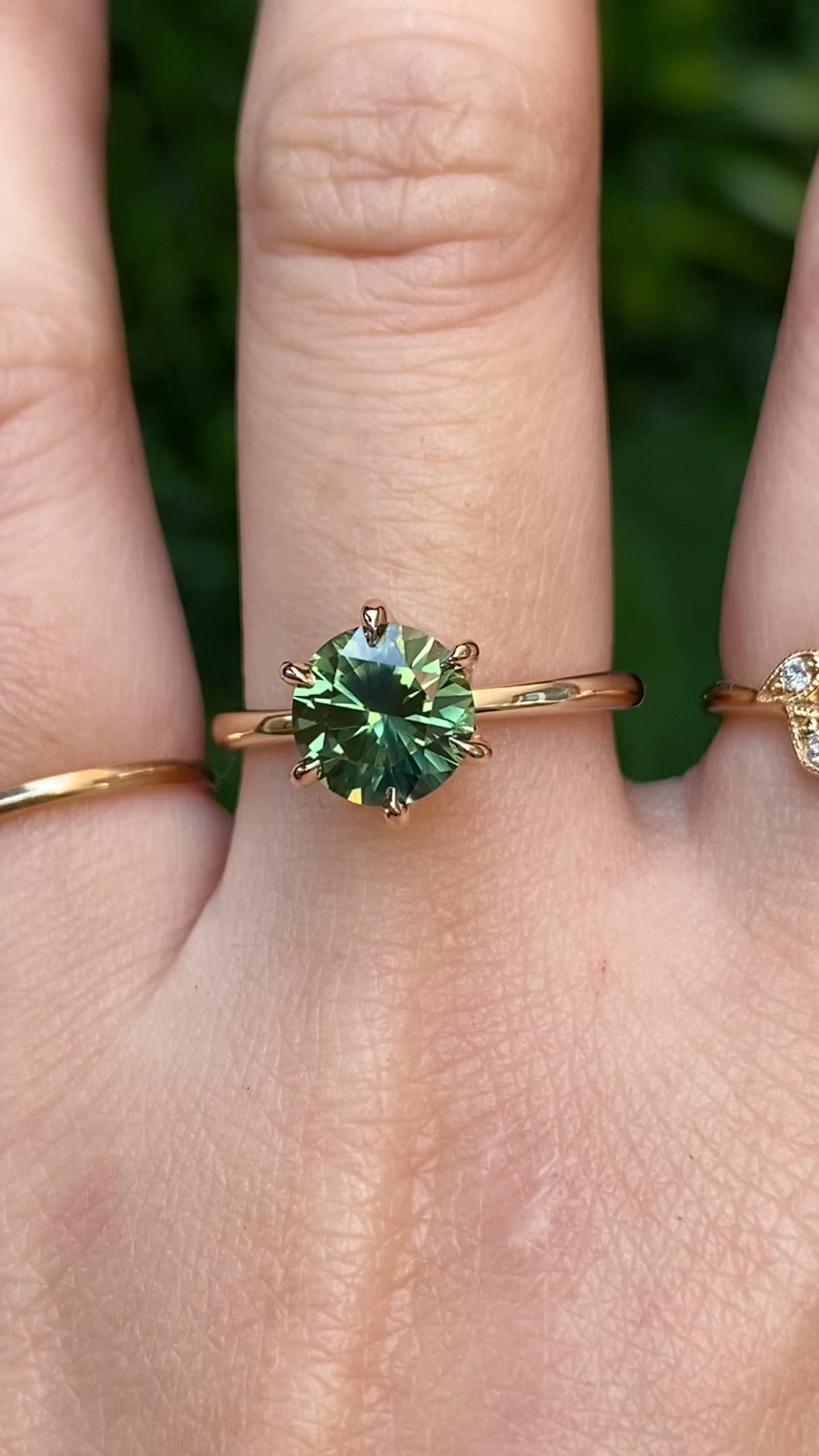 Floryn Ring, 2.16ct Green Australian Sapphire
