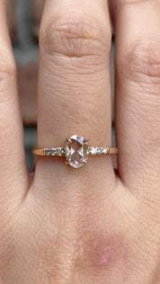 Gianna Oval Rose Cut Diamond Ring