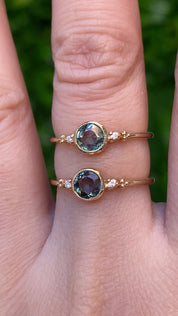 Estel Bezel Ring, 0.50ct Madagascar Sapphire