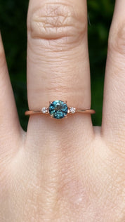 Sofia Ring, 0.58ct Queensland Sapphire