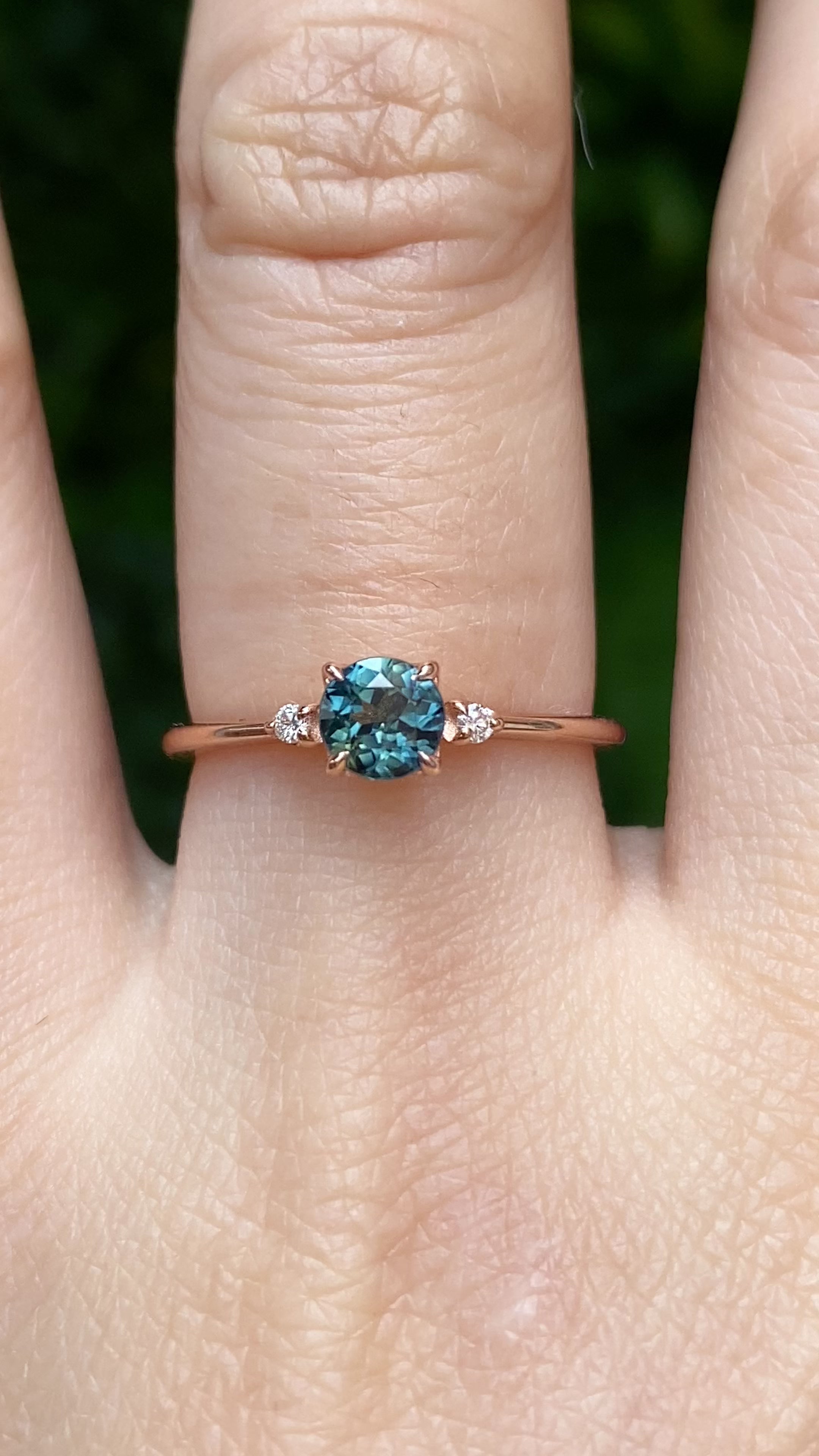 Sofia Ring, 0.58ct Queensland Sapphire