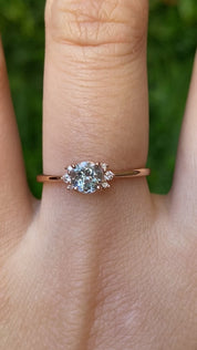 Lena Ring - Aquamarine
