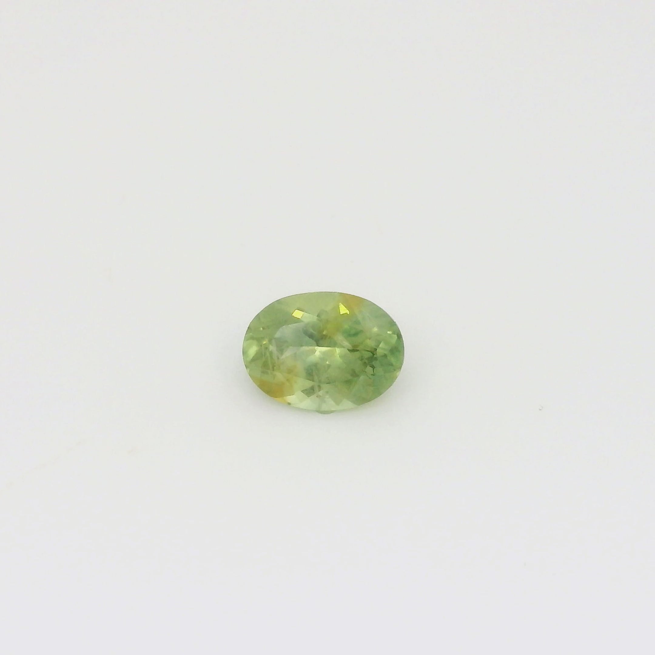 1.60ct Oval Cut Parti Green Yellow Montana Sapphire so637