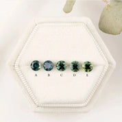 Estel Fleur Ring, 0.50ct Queensland Sapphire of your choice