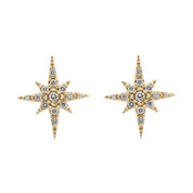 Starburst Diamond Studs (large)