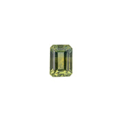 1.30ct エメラルドカット パルティグリーンイエローサファイア モンタナ産 SF355