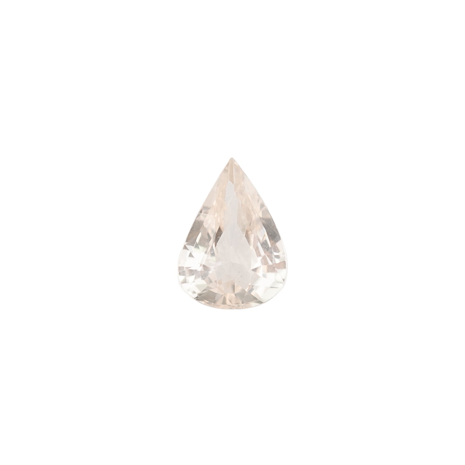 1.02ct Pear Cut Light Peach Madagascar Sapphire SF376