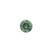 0.98ct Round Cut Light Blue Green Queensland Sapphire SR147