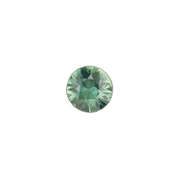 0.99ct Round Cut Blue Green Sapphire SR398
