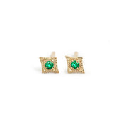 Birthstone Star Stud Earrings
