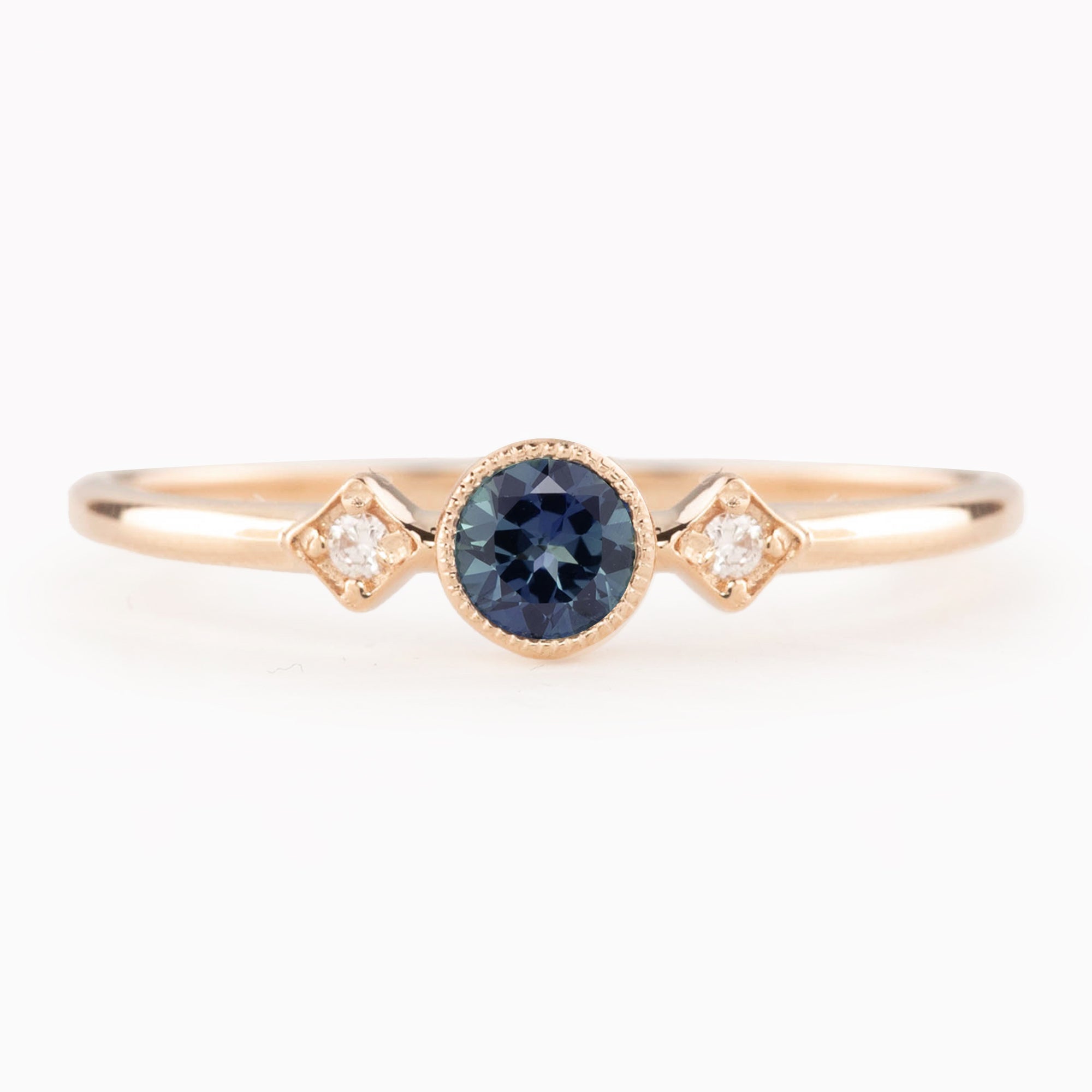 Moon & Star Ring, 0.35ct Queensland Sapphire of your choice