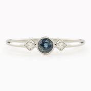 Moon & Star Ring, 0.35ct Queensland Sapphire of your choice