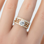 Floryn Ring, 1.15ct Round Diamond | GIA Certified