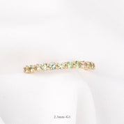 Lydia Montana Sapphire Band 2.3mm-0.70ctw