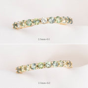 Lydia Montana Sapphire Band 2.3mm-0.70ctw