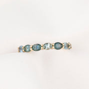 Lydia Montana Sapphire Band Oval 4mm