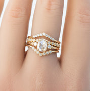 Estel Oval Rose Cut Diamond Ring
