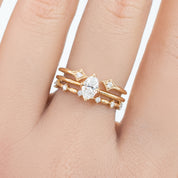 Alice Ring, 0.40ct Oval Diamond