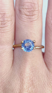1.84ct Round Cut Blue Ceylon Sapphire SR227