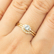 Lena Ring - Aquamarine