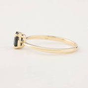 Nina Ring - 0.76ct Teal Blue Tourmaline (One of a kind)