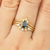 Nina Ring - 0.76ct Teal Blue Tourmaline (One of a kind)